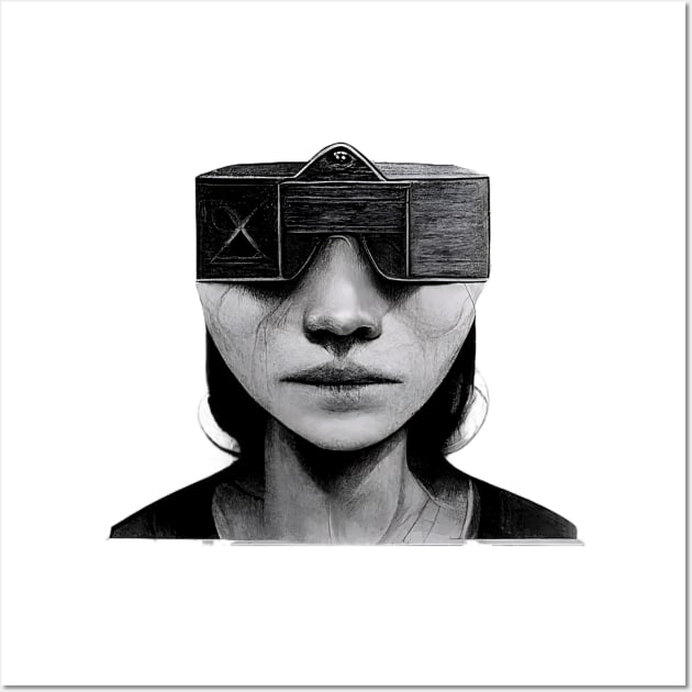 Perception IS reality Wall Art by www.TheAiCollective.art